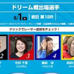 初日ドリーム戦出場選手