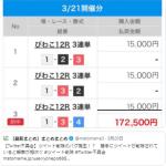 Twitterにあげた画像では数字の下段がそろっていない