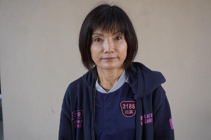 地元のベテラン選手である日高逸子選手