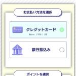 ポイント購入画面にビットキャッシュがない