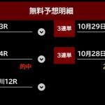 28日以外の無料予想は不的中