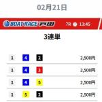 実際に参加した「オールエリア」1レース目の買い目情報