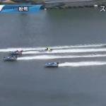 10月27日蒲郡1R1周目第一ターンマーク地点