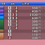 10月27日蒲郡1Rレース結果