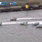 11月23日江戸川12R1周目1マーク通過時点