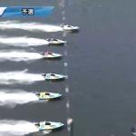 1号艇のスタートがかなり早かった